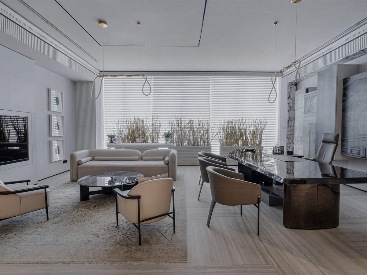 Turnkey luxury interior fit-out with bespoke finishes